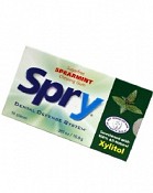 Spry Spearmint Gum - 10 count